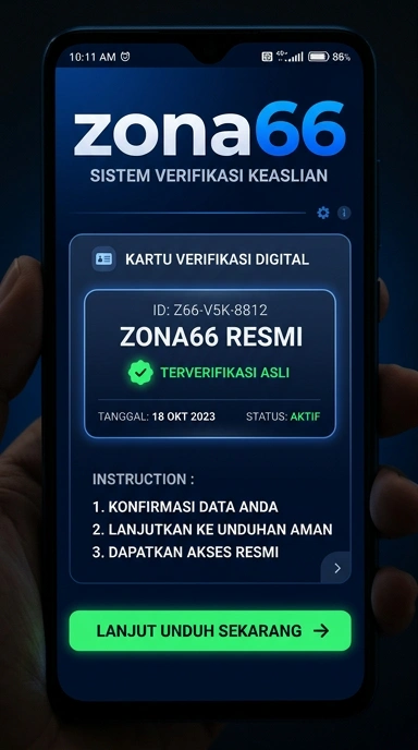 Tampilan kanal resmi zona66
